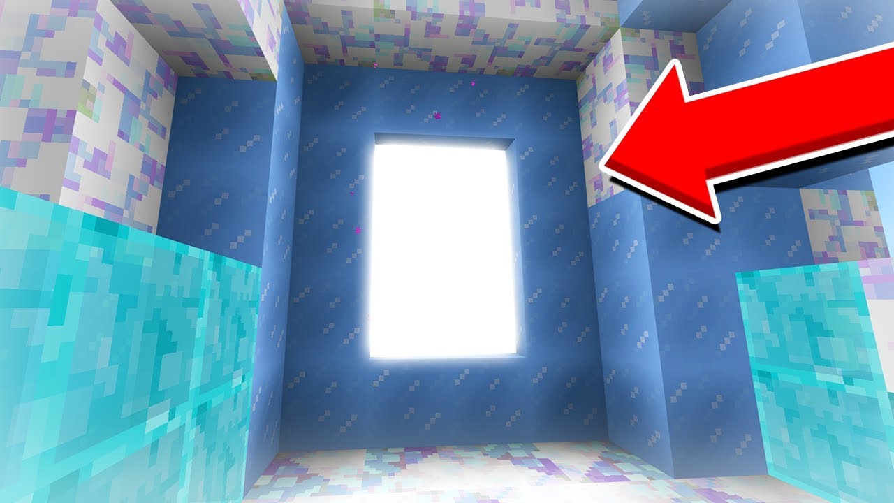 NEW PORTAL to the ICE DIMENSION in Minecraft Pocket Edition! - YouTube