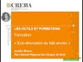 Colloque creba 2019  formation ecorenovation du bti ancien