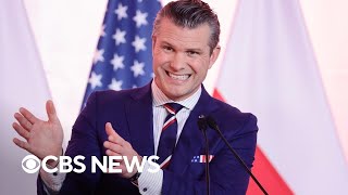 Hegseth comments on fired Pentagon officials