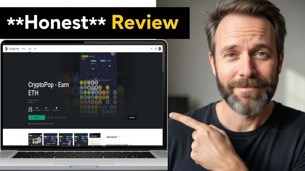Обзор приложения Crypto Pop 2026: законность или мошенничество? Честный тест? Подтверждение вывод...