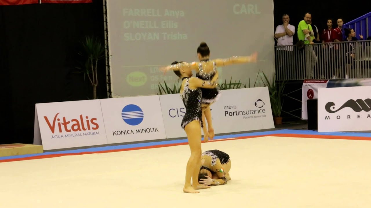 Gymnastics MIAC 2014 AG1 WG Balance IRE Carlow