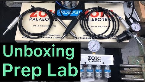 Unboxing Fossil Prep Lab Tools