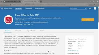 32. Ooma Office Tutorial: Integrations - Setting the Ooma Office Zoho CRM Integration