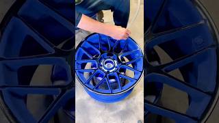 This Wheel Cost $250 to Powder Coat #powdercoating #wheels