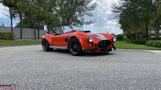 1965 SUPERFORMANCE MKIII-R COBRA IN SEBRING ORANGE WALKAROUND AND DRIVE POV BY DRIVING EMOTIONS