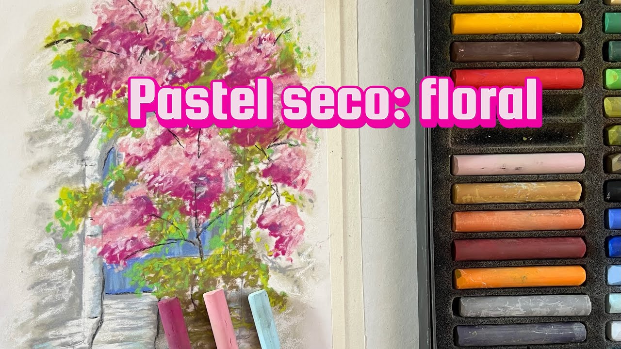 Como pintar flores em pastel seco. #gizpastel #flower#pasteldrawing #pintura #cores #como #art #art