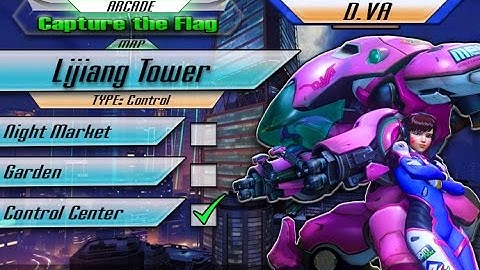 Overwatch: D.VA #11 [Capture the Flag] - Lijiang Tower (no commentary) PS4