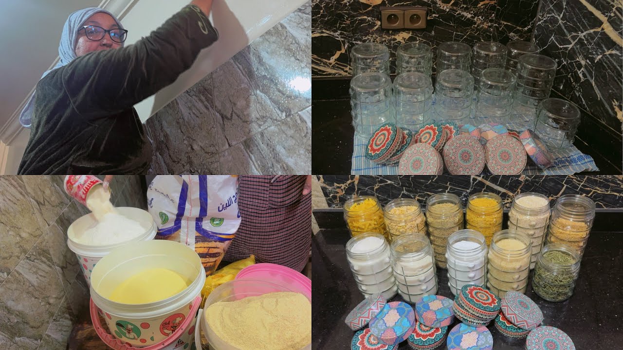 تحضيرات رمضان شمرت على ذراعي💪 وخملت كوزينتي تخميلة تتبرد الغدايد✅👍عواشركم مبروكة