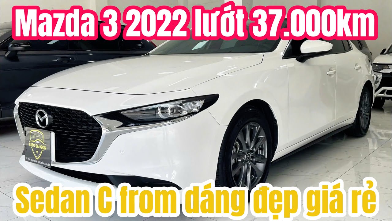Mazda 3 2022 lướt 37.000km | Sedan C from dáng đẹp giá rẻ #mazda3 