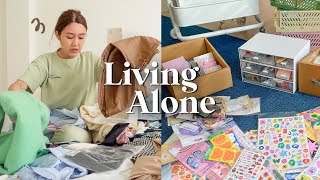 Living Alone: ลองจัดบ้านแบบคนญี่ปุ่น คนโด มาริเอะ 🧹ลาก่อนของที่ฉันช้อปมา...| Peanut Butter