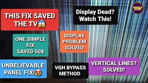 LG 32" Smart LED TV No Picture Fix|Sound Ok But Vertical Lines|VGH Missing Repair | PT320AT01 REPAIR