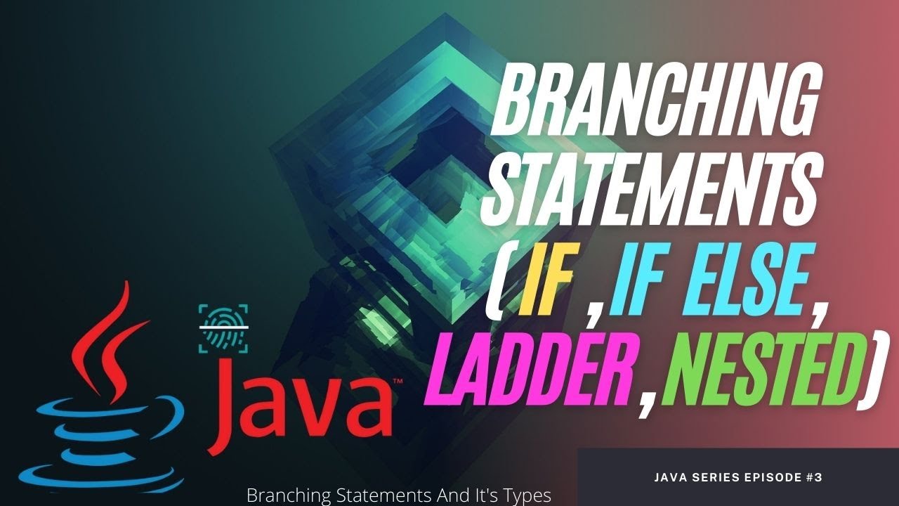 Branching Statements in Java in Tamil || If Statements Java in Tamil ...