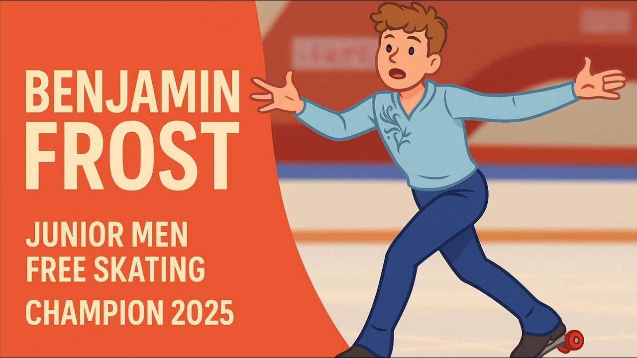 Benjamin Frost Junior Men Free Skating Champion 2025