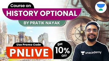 History Optional by Pratik Nayak | Plus Course Starting from 14th July | Use Code - PNLIVE