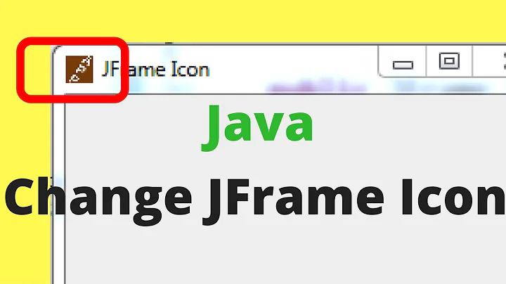 How To Change JFrame Icon In Java Using Eclipse [ with source code ]