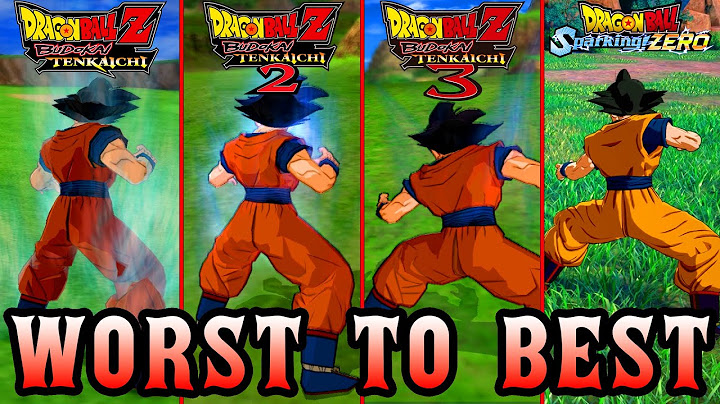 I Played and Ranked Every Dragon Ball Sparking! Game (Budokai Tenkaichi)