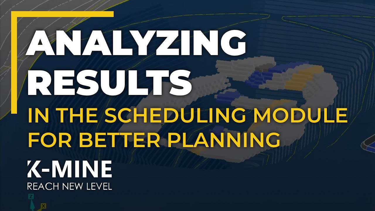 Analyzing Results in the Scheduling Module for Better Planning
