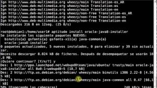 Instalación de java 8 en Debian Wheezy