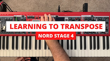 Nord Stage 4 - Using the Transpose Functionality
