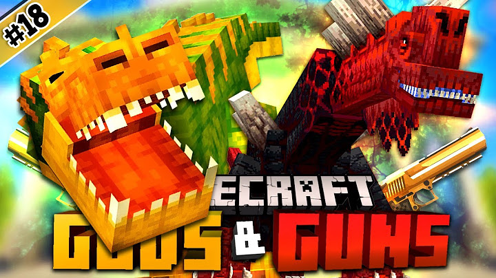 บุกโลกใต้พิภพ! เผชิญหน้าไดโนเสาร์แห่งภูเขาไฟ!? | Minecraft Gods and Guns EP.18