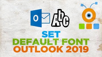 How to Set a Default Font in Outlook 2019 | How to Change the Default Font in Outlook 2019