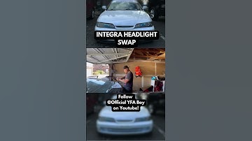 Integra headlight swap! | DB7 Integra #shorts