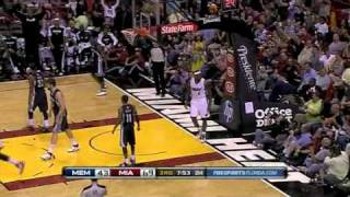 LeBron James - Flying and Slamming (Heat vs Grizzlies) Wealth