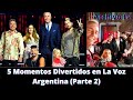 5 Momentos divertidos en La Voz Argentina (Parte 2) - Archivo Tv