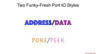 Arch4001 03 Input Output 02 Port IO 04 Port Access Styles