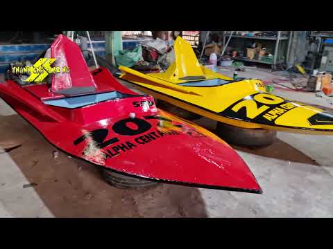 Video Tự làm 2 chiếc cano để chạy giải trí trên sông nước - youtube