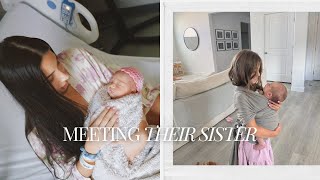Meeting their sister for the FIRST TIME