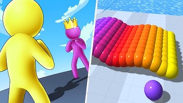 Satisfying Mobile Games 2023 - Giant Rush, Canvas Run, Going Balls, Sandwich Runner, Pop It...