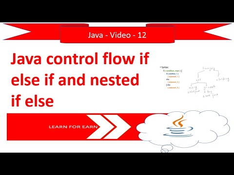 What is java control flow if else if and nested if else and how to use ...