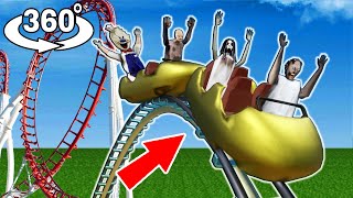 360 Video || Granny Team vs Roller Coaster - funny horror animation parody (p.50)