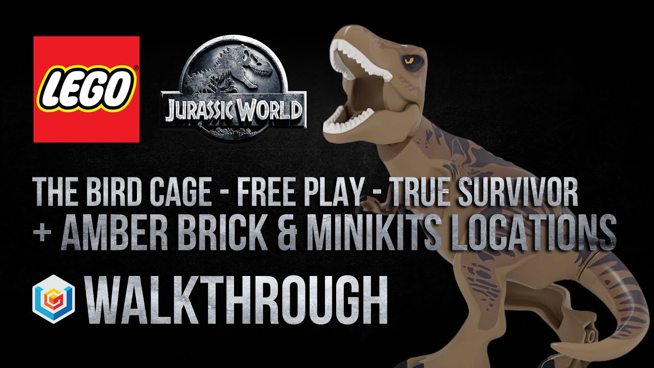 LEGO Jurassic World The Bird Cage Walkthrough True Survivor Amber Brick All Minikits lego-jurassic-world-the-bird-cage-walkthrough-true-survivor-amber-brick-all-minikits