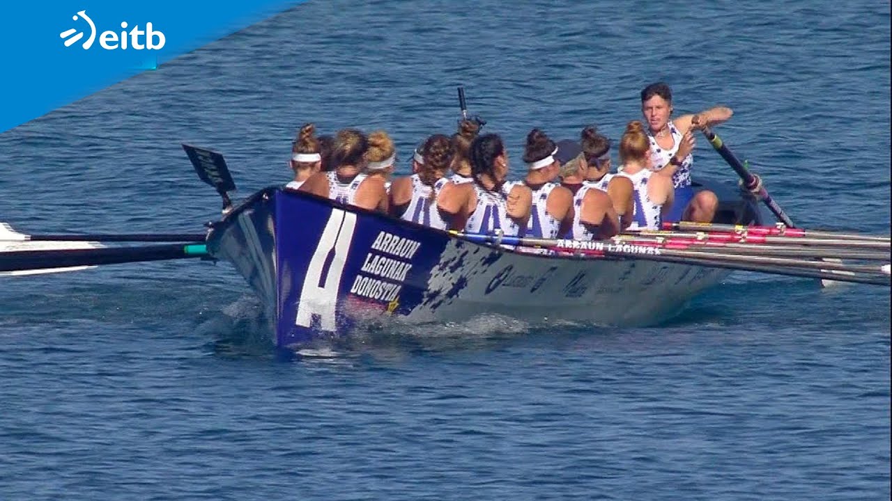 Arraun Lagunak izan da azkarrena, Kontxako Banderako lehen jardunaldian