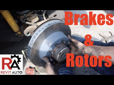 How to Change Brakes and Rotors on a 2017 Ford F450 - YouTube