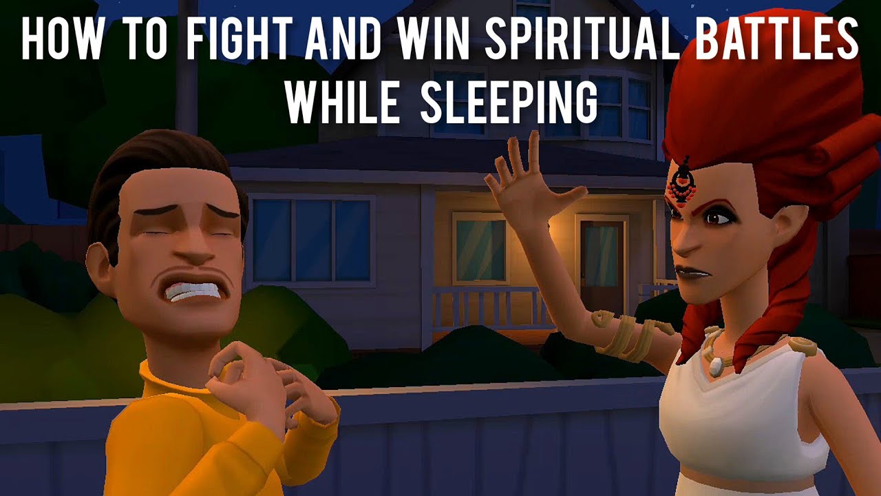 HOW TO FIGHT AND WIN SPIRITUAL BATTLE WHILE SLEEPING (CHRISTIAN ANIMATION)