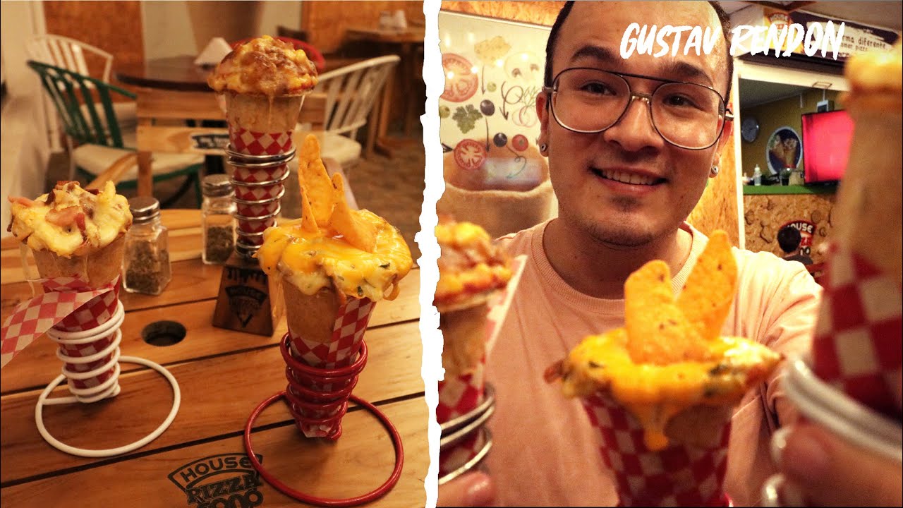 En este lugar hacen PIZZAS CONO !