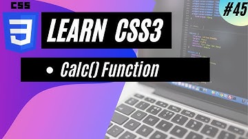 CSS3 Calc() function in Hindi | CSS Function | #45