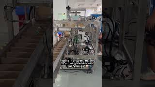 Hl-Zp-02 Cartoning Machine With Glue Sealing Trial Run