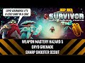 Weapon Mastery Haz 5 Cryo Grenade Sharp Shooter Scout - DRG: Survivor