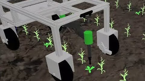 Autonomous mobile manipulator for weed detection and elimination using ROS and Gazebo