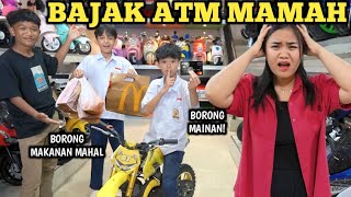 ADNAN BAJAK ATM MAMAH BELI MOTORAN BARU DAN BORONG MAKANAN