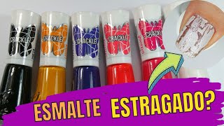 Coleção CRACKLÊ (Esmalte Craquelado) - Ludurana | Resenha de Esmaltes