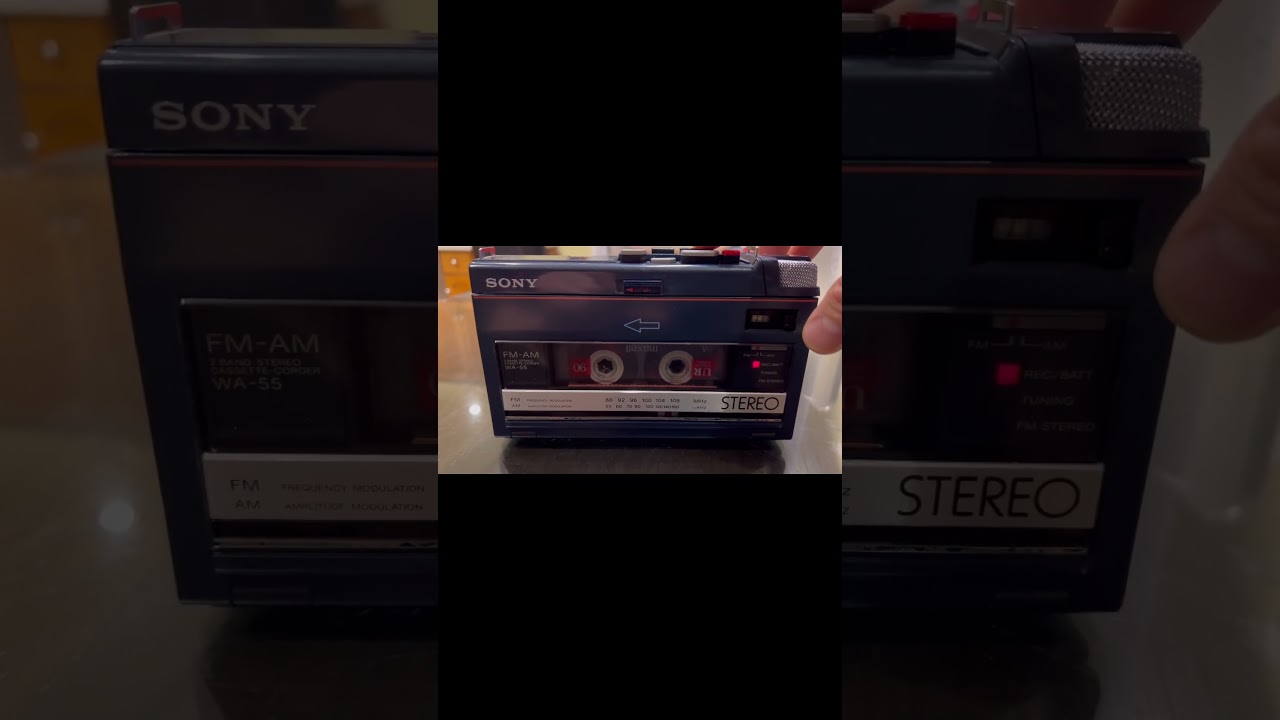 Sony WA-55 (1982) #vintage - YouTube