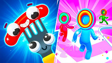 Fork N Sausage vs Layer Man 3D 🐢🌸 Max Level Gameplay Walkthrough Android iOS 9GW2