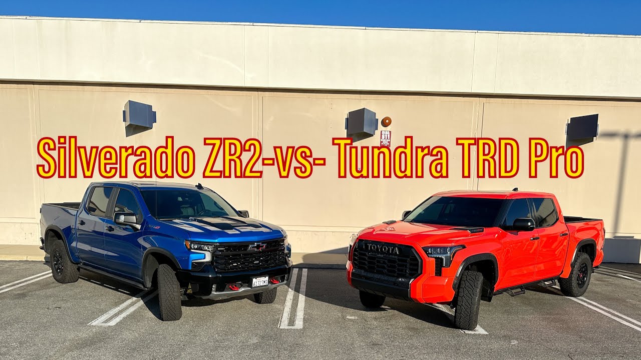 Silverado ZR2 -vs- Tundra TRD Pro- Let’s Talk……. - YouTube
