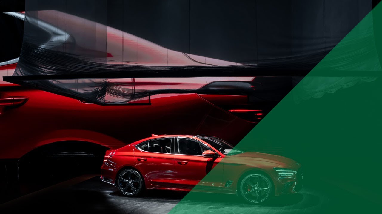 Car launch with ShowTex projection scrims & reveal systems