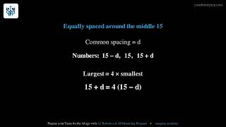 2022 AMC 8 – Problem 6: Equally Spaced Integers | Your Future Prep